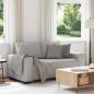 Preview: ARDEBO.de - 2-Sitzer-Sofa Wolkengrau 120 cm Stoff