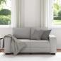 Preview: 2-Sitzer-Sofa Wolkengrau 120 cm Stoff