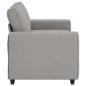 Preview: 2-Sitzer-Sofa Wolkengrau 120 cm Stoff