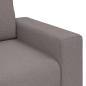 Preview: 2-Sitzer-Sofa Taupe 140 cm Stoff