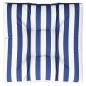 Preview: Palettenkissen Blau Weiß Gestreift 80x80x12 cm Stoff