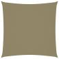 Preview: Sonnensegel Oxford-Gewebe Quadratisch 6x6 m Beige