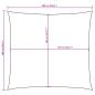 Preview: Sonnensegel Oxford-Gewebe Quadratisch 6x6 m Beige