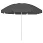 Preview: ARDEBO.de - Strandschirm Anthrazit 240 cm