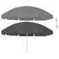 Preview: Strandschirm Anthrazit 240 cm