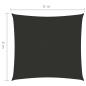 Preview: Sonnensegel Oxford-Gewebe Quadratisch 6x6 m Anthrazit