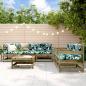 Preview: ARDEBO.de - 6-tlg. Garten-Lounge-Set mit Kissen Imprägniertes Kiefernholz