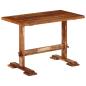 Preview: Esstisch 110x55x78 cm Altholz Massiv
