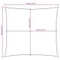 Preview: Sonnensegel Oxford-Gewebe Quadratisch 5x5 m Creme