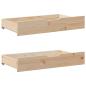 Preview: Tagesbett mit Schubladen 80x200 cm Massivholz Kiefer