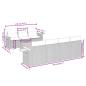 Preview: 8-tlg. Garten-Sofagarnitur mit Kissen Schwarz Poly Rattan