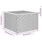 Preview: 8-tlg. Garten-Sofagarnitur mit Kissen Schwarz Poly Rattan
