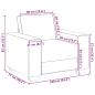 Preview: Sessel Weinrot 60 cm Stoff