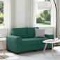 Preview: ARDEBO.de - 2-Sitzer-Sofa Dunkelgrün 120 cm Stoff