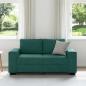 Preview: 2-Sitzer-Sofa Dunkelgrün 120 cm Stoff