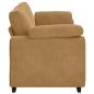 Preview: 3-Sitzer-Sofa Braun 178 cm Samt