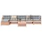 Preview: ARDEBO.de - 7-tlg. Garten-Lounge-Set Massivholz Douglasie