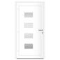 Preview: Haustür Anthrazit 100x200 cm Aluminium und PVC