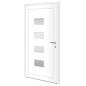 Preview: Haustür Anthrazit 100x200 cm Aluminium und PVC