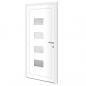 Preview: Haustür Anthrazit 100x210 cm Aluminium und PVC
