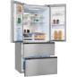 Preview: Exquisit FD490-160-WS-200E Stand Kühl-Gefrierkombination, 84 cm breit, 506 L, NoFrost, Wasserspender, Urlaubsfunktion, inoxlook