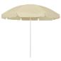 Preview: ARDEBO.de - Strandschirm Sandgelb 240 cm