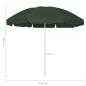 Preview: Strandschirm Grün 240 cm