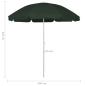 Preview: Strandschirm Grün 240 cm
