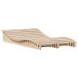 Preview: Sonnenliege 205x110x31,5 cm Massivholz Kiefer