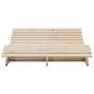 Preview: Sonnenliege 205x110x31,5 cm Massivholz Kiefer