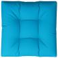 Preview: Palettenkissen Blau 70x70x12 cm Stoff