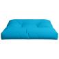 Preview: Palettenkissen Blau 70x70x12 cm Stoff