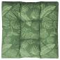 Preview: Palettenkissen Blattmuster 70x70x12 cm Stoff