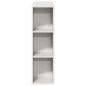 Preview: Kopfteil mit Stauraum Weiß 75 cm Massivholz Kiefer