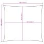 Preview: Sonnensegel Oxford-Gewebe Quadratisch 6x6 m Rot