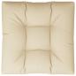 Preview: Palettensofa-Kissen Beige 70x70x12 cm