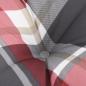 Preview: Palettenkissen Rot Karomuster Stoff