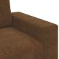 Preview: Set aus 2 Braun Stoff, Holz Groß Sleek Sofa Rechteckig