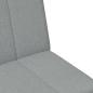 Preview: Schlafsofa 2-Sitzer mit Fußhocker Hellgrau Stoff