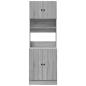Preview: Küchenschrank Grau Sonoma 60x50x180 cm Holzwerkstoff