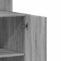 Preview: Küchenschrank Grau Sonoma 60x50x180 cm Holzwerkstoff