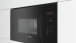 Preview: Bosch BFL523MB1F Serie 4 Einbau-Mikrowelle, 800 W, 21l, AutoPilot 7, Reinigungsunterstützung, schwarz