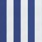 Preview: Stuhlkissen 6Stk. Blau & Weiß Gestreift 50x50x7cm Oxford-Gewebe