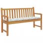 Preview: Gartenbank-Auflage Blattmuster 180x50x7 cm Oxford-Gewebe