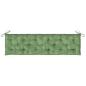 Preview: Gartenbank-Auflage Blattmuster 180x50x7 cm Oxford-Gewebe