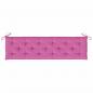 Preview: Gartenbank-Auflage Rosa 180x50x7 cm Oxford-Gewebe