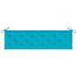 Preview: Gartenbank-Auflage Türkis 180x50x7 cm Oxford-Gewebe