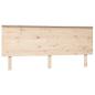Preview: Kopfteil 184x6x82,5 cm Massivholz Kiefer