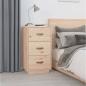 Preview: ARDEBO.de -  Nachttisch 40x40x75 cm Massivholz Kiefer