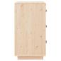 Preview:  Nachttisch 40x40x75 cm Massivholz Kiefer